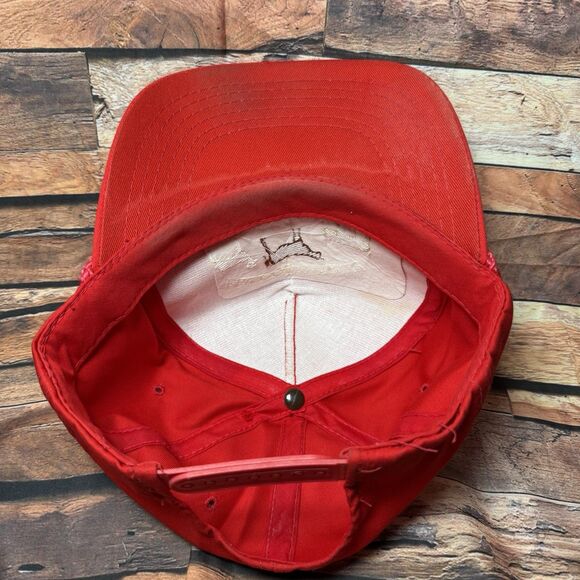 Briscoe County Stock Show Hat Cap Red SnapBack Adjustable Rope Cow Pig Lamb - Picture 5 of 6